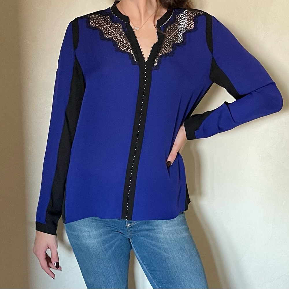 Elie Tahari Denise Blouse. Never worn. Tags still on.